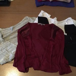 Charlotte Russe long sleeve crop tops